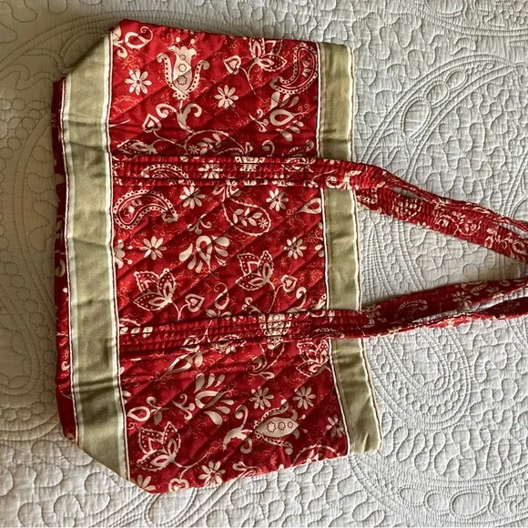 Patterned Fabric Tote Bag - Picture 2 of 3